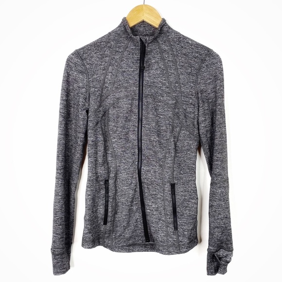 Lululemon Define Jacket Heathered Grey Black - Picture 1 of 3